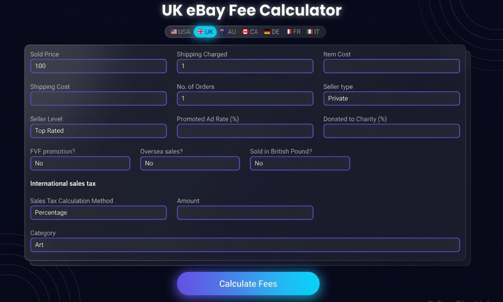 eBay Fee Calculator Why Smart UK Sellers Never Ignore Their Numbers